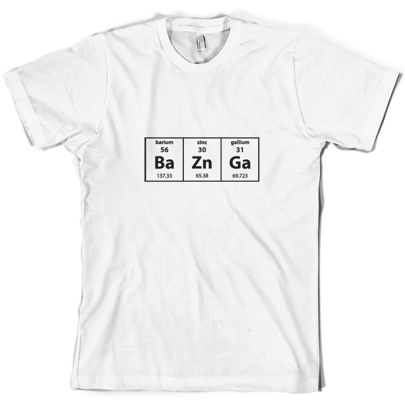 Baznga Periodic Table T Shirt