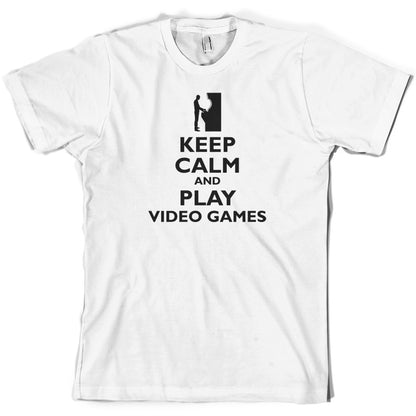 Keep Calm and Play Video Games T Shirt