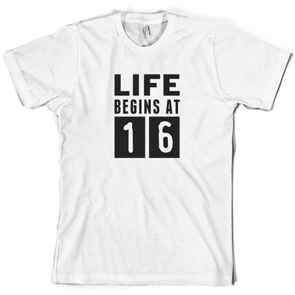 Life Begins At 16 T Shirt