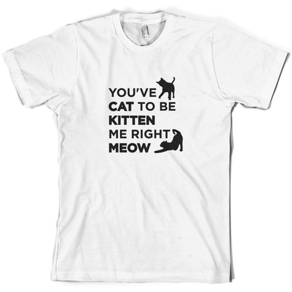 You've Cat To Be Kitten Me Right Meow T Shirt