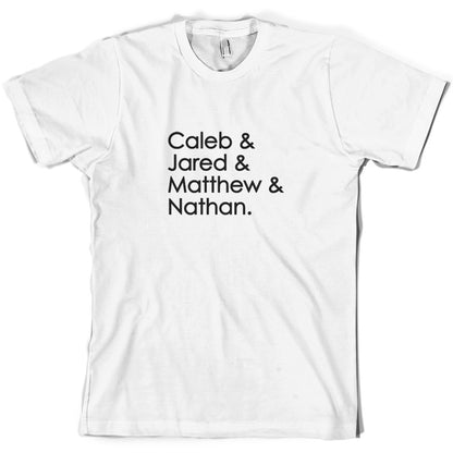 Caleb & Jared & Matthew & Nathan T Shirt