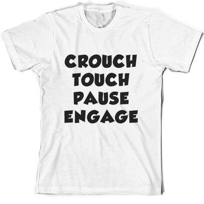 Crouch touch pause Engage Rugby T Shirt