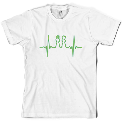 Heartbeat Chess T Shirt