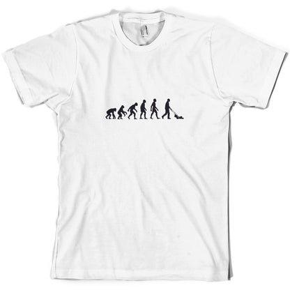 Evolution Of Man Lawn Mower T Shirt