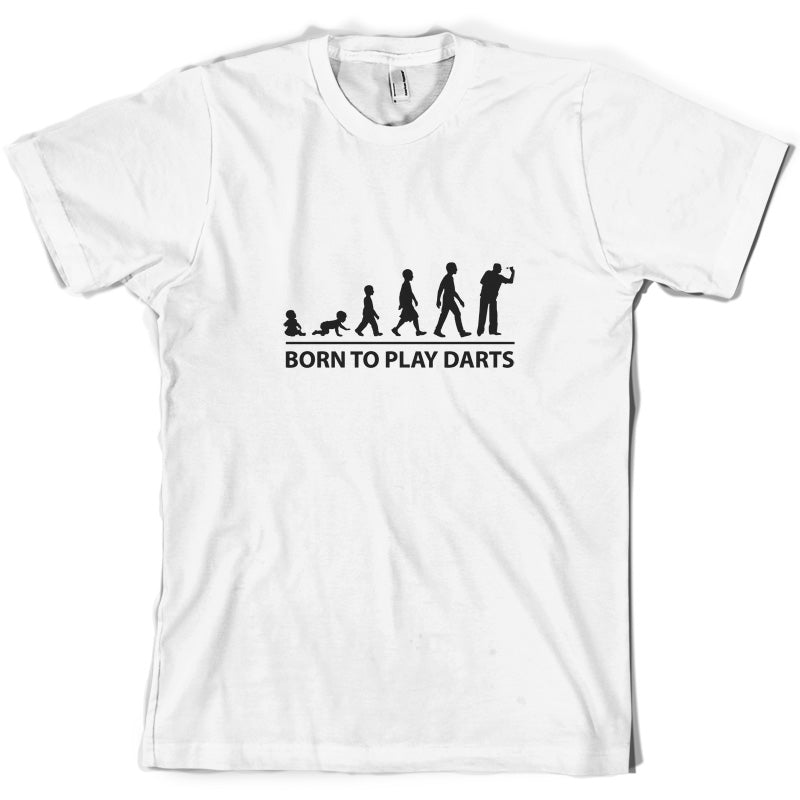 Born To Play Darts T Shirt