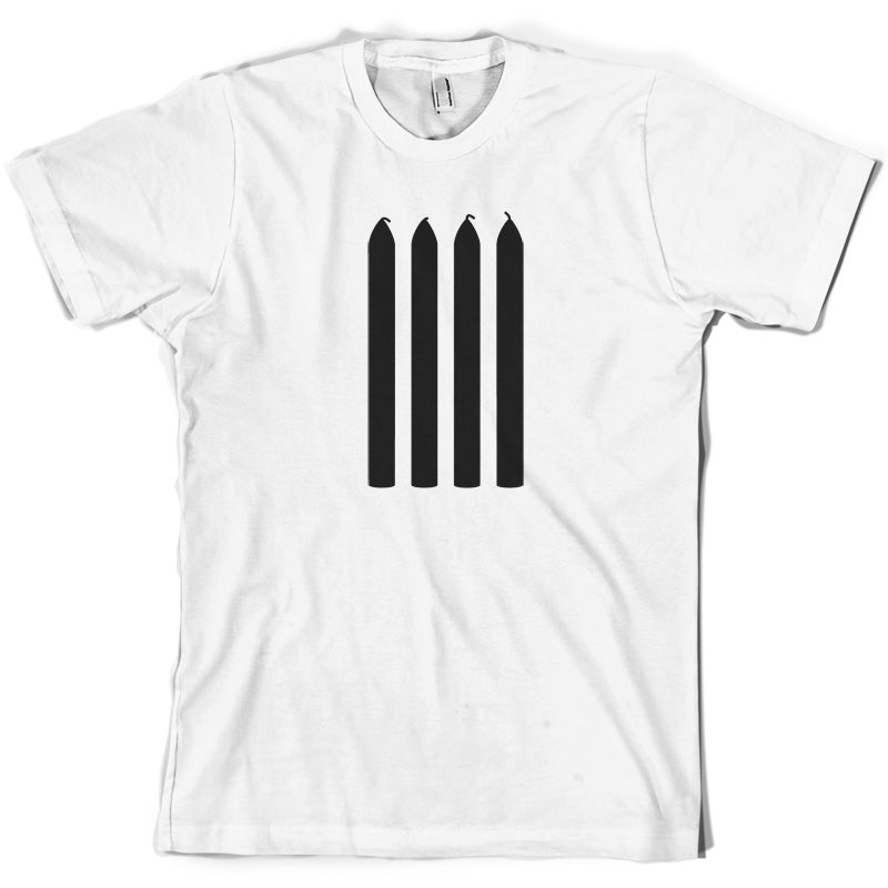 Four Candles T Shirt