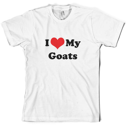 I Love My Goats T Shirt