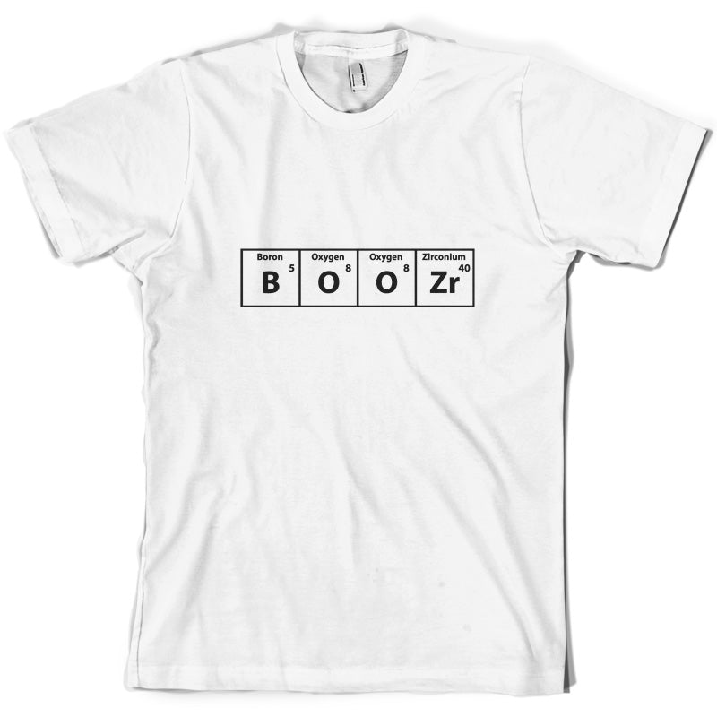 Boozr (Boozer) Periodic table T Shirt