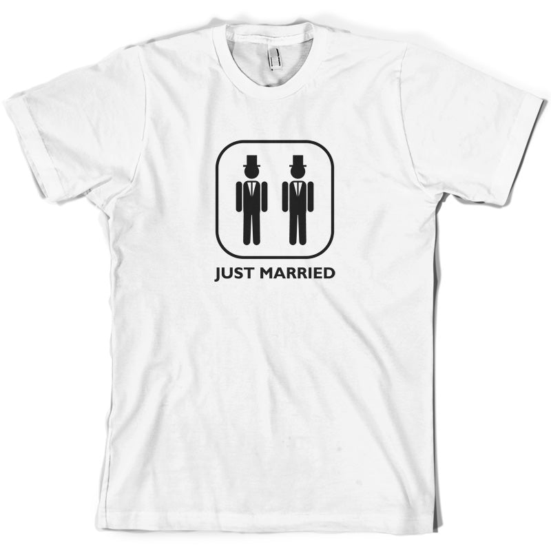 Just Married (Groom and Groom) T Shirt