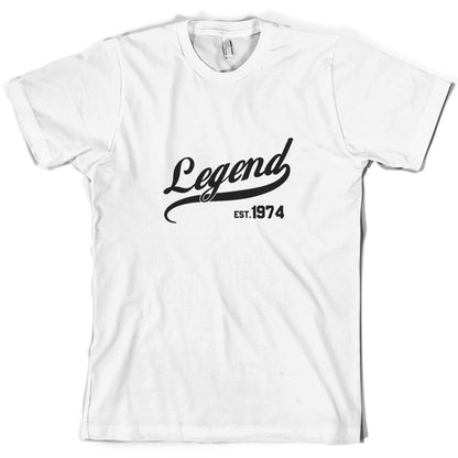 Legend Est 1974 T Shirt