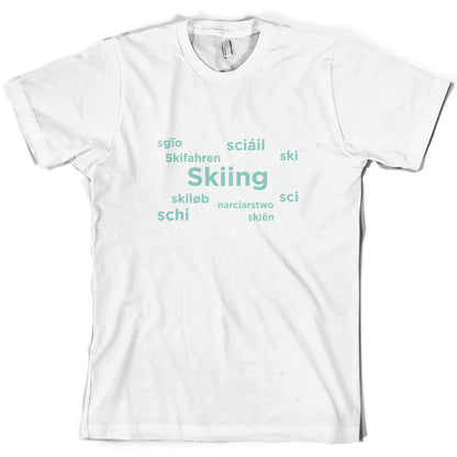 Skiing Languages T Shirt