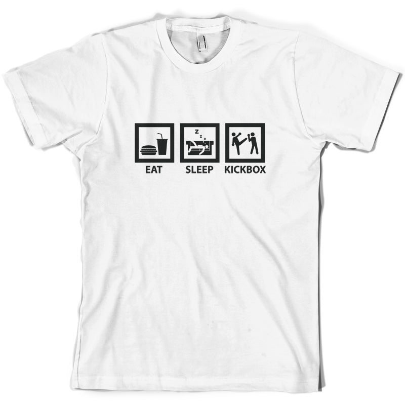 Eat Sleep Kickbox T Shirt