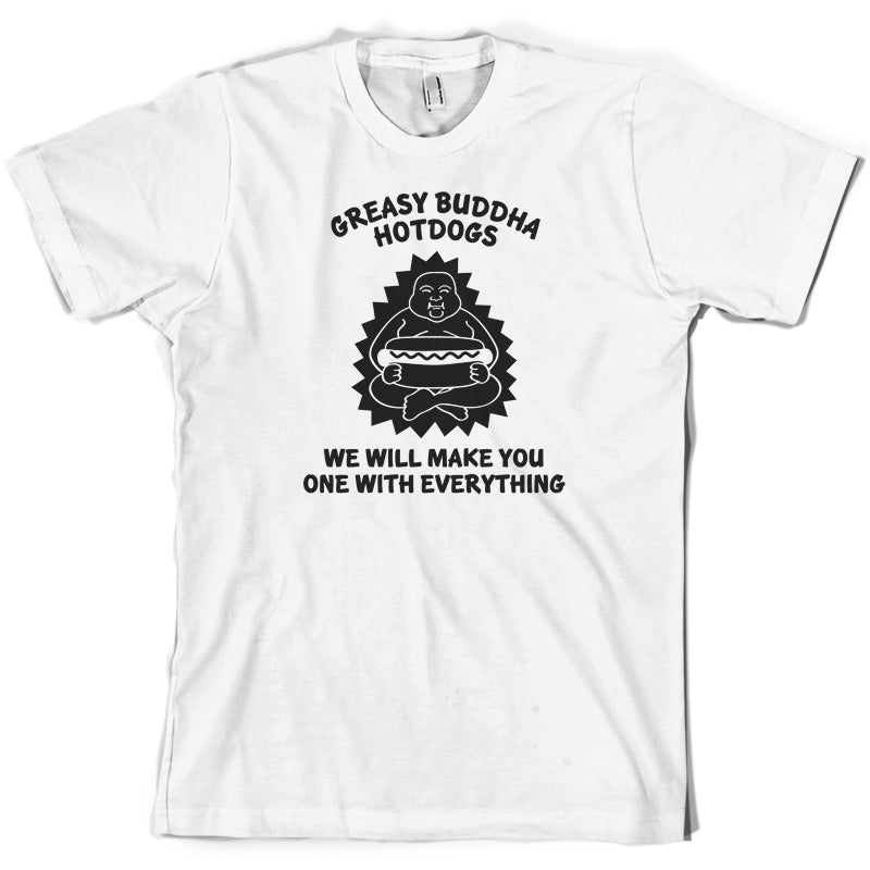 Greasy Buddha Hotdogs T Shirt