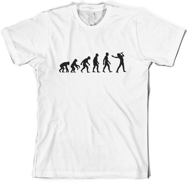 Evolution of Man Singer T Shirt