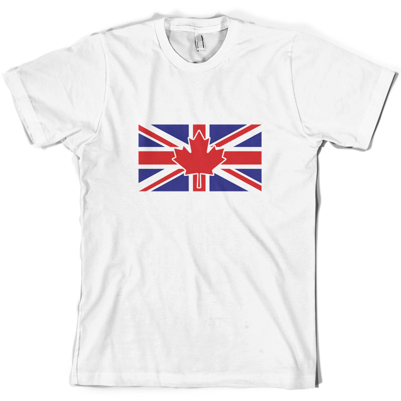 Canadian Union Jack Flag T Shirt