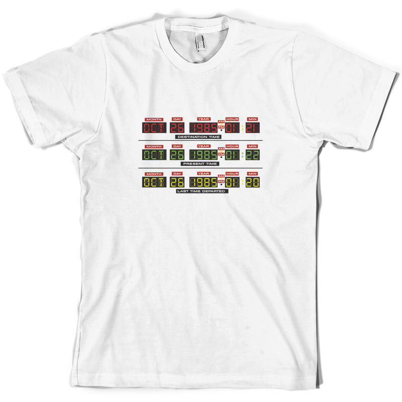 Deloreon Time Machine Circuits T Shirt