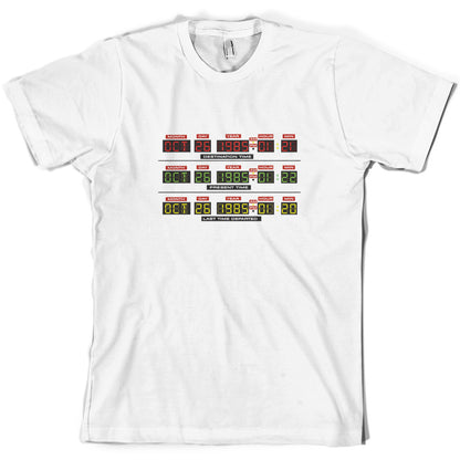 Deloreon Time Machine Circuits T Shirt