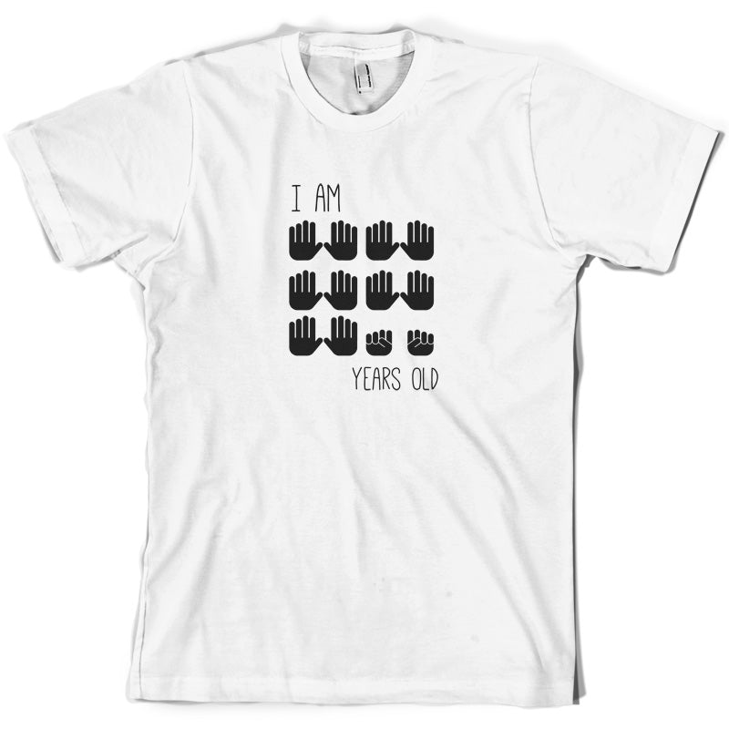 I Am 50 Years Old (Hands) T Shirt