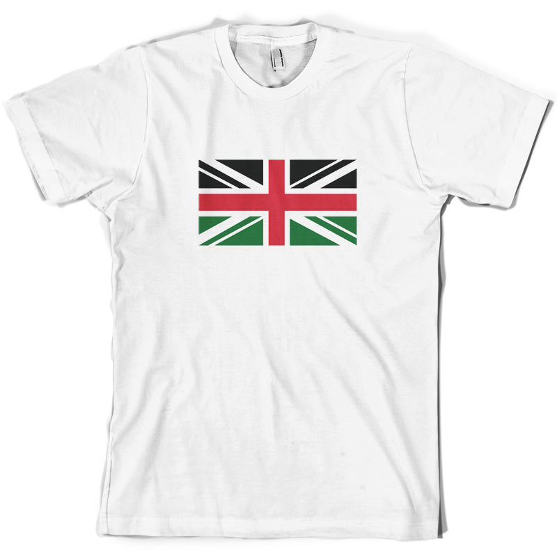 Kenya Union Jack Flag T Shirt