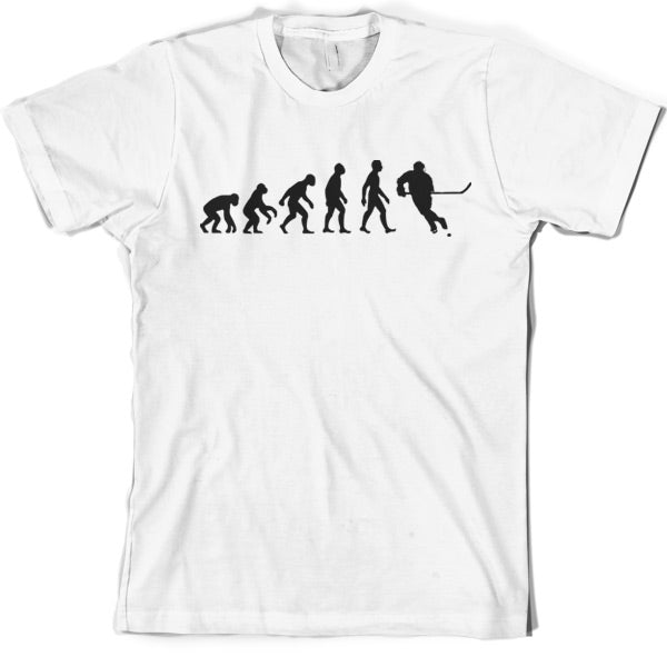 Evolution of Man Ice Hockey T Shirt