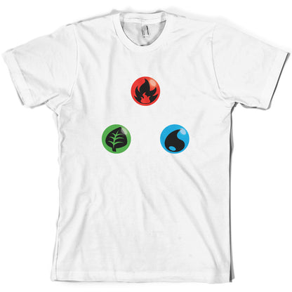 Fire Earth Water Poke T Shirt