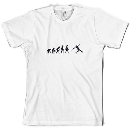 Evolution Of Man Javelin T Shirt