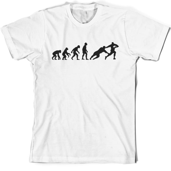 Evolution of Man Rugby T Shirt