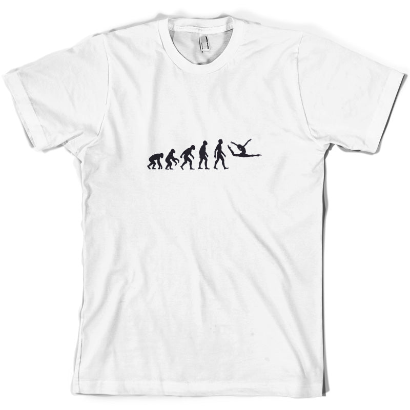 Evolution Of Man Floor Gymnastics T Shirt