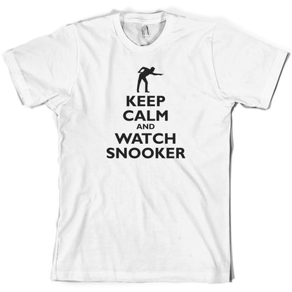 Keep Calm and Watch Snooker T Shirt