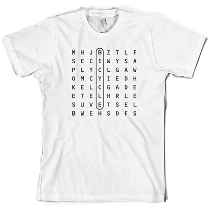 Word Search Bicycle T Shirt