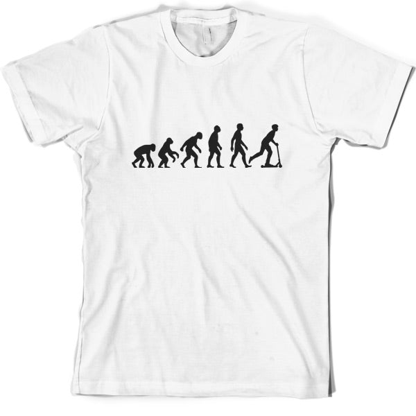 Evolution of Man Scooter Rider T Shirt