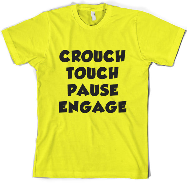 Crouch touch pause Engage Rugby T Shirt