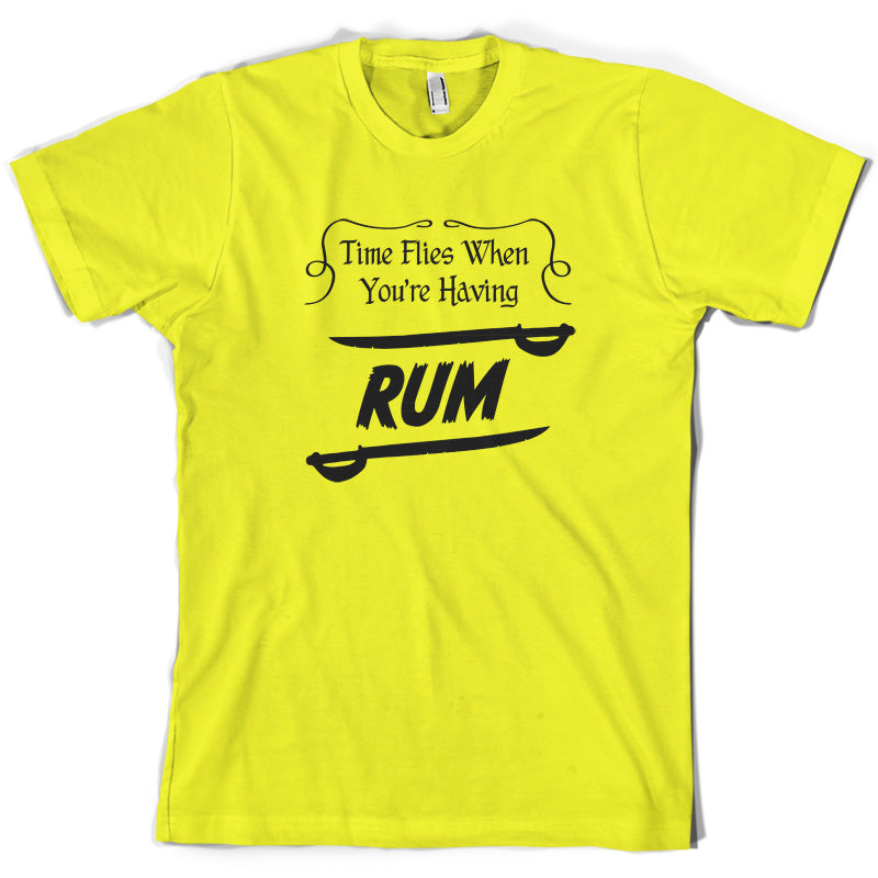 Time Flies When You're Having Rum T Shirt