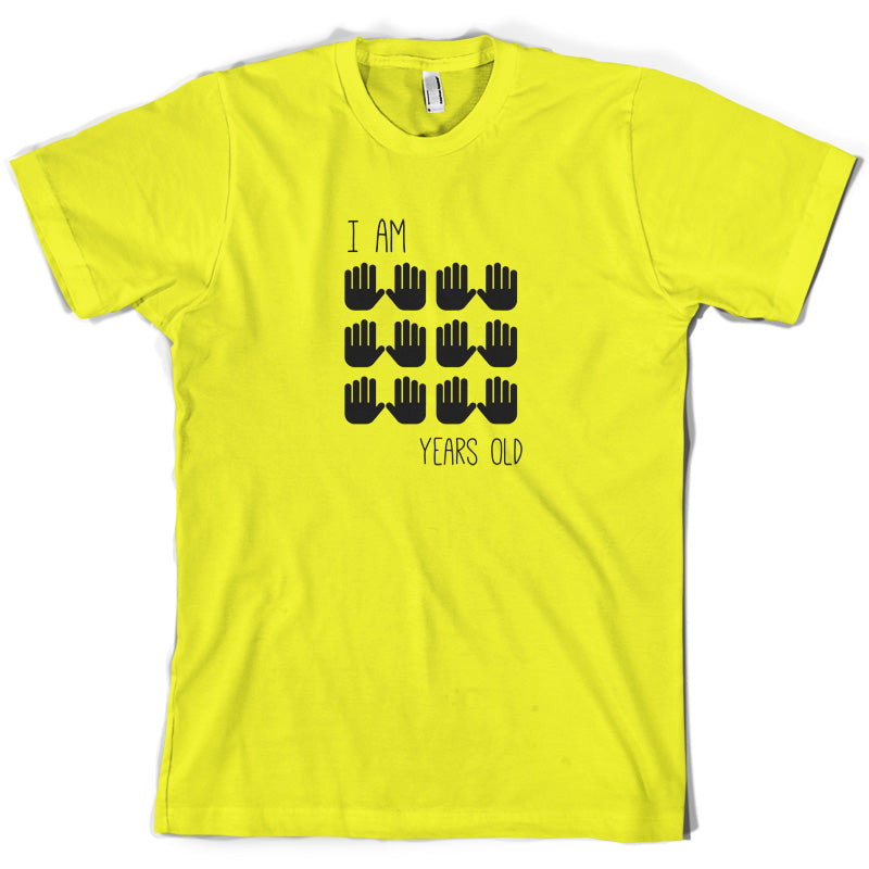 I Am 60 Years Old (Hands) T Shirt