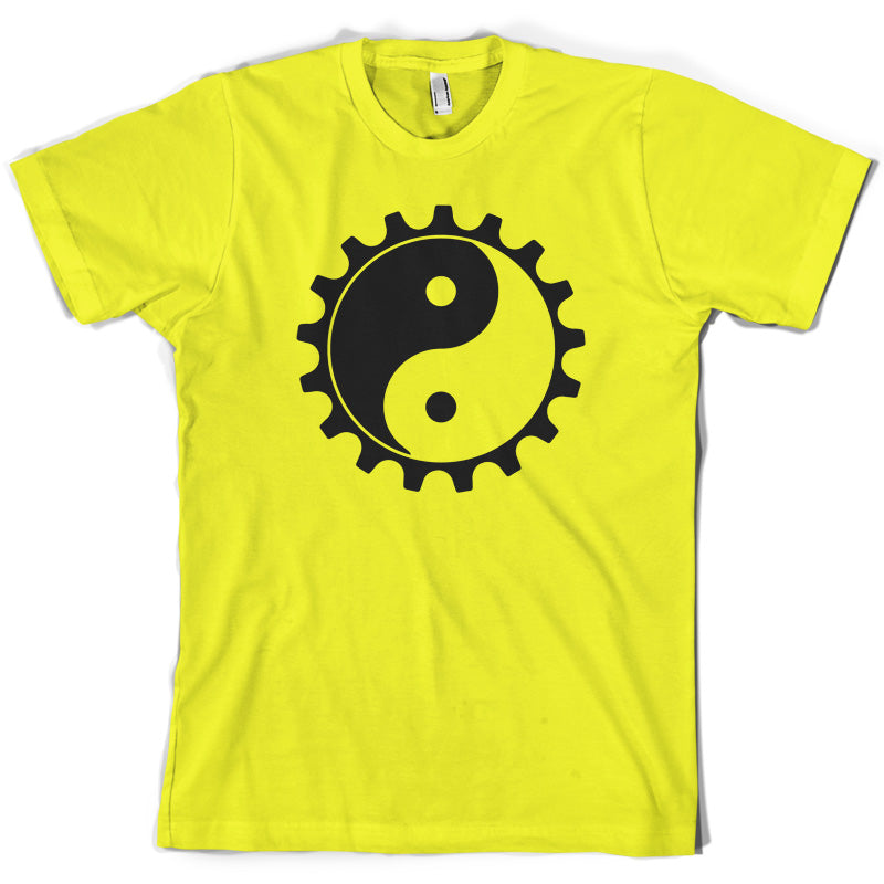 Yin Yang Bike Cog T Shirt