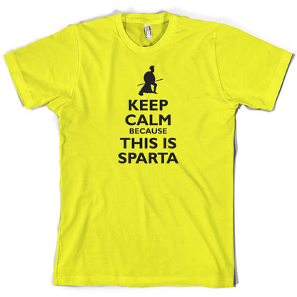 Keep Calm Because This Is Sparta T Shirt