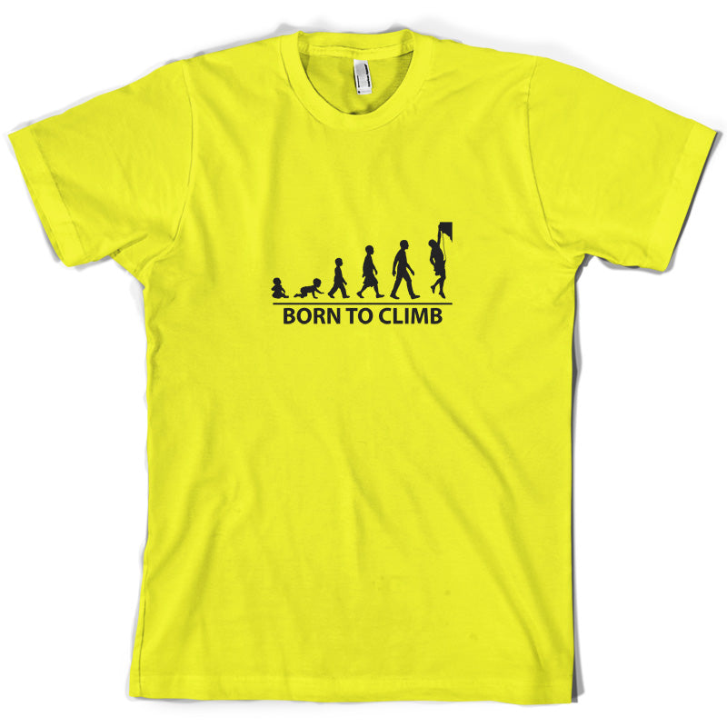 Born To Climb (Rock Climb) T Shirt