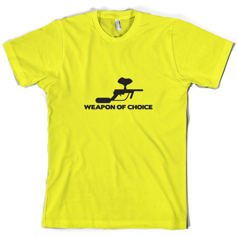 Weapon Of Choice Paintball T Shirt