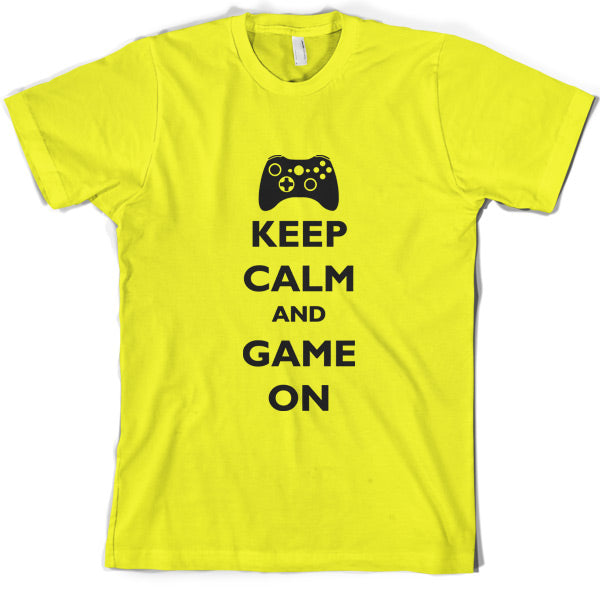 Keep calm and Game on T Shirt