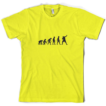 Evolution Of Man Shot Put T Shirt