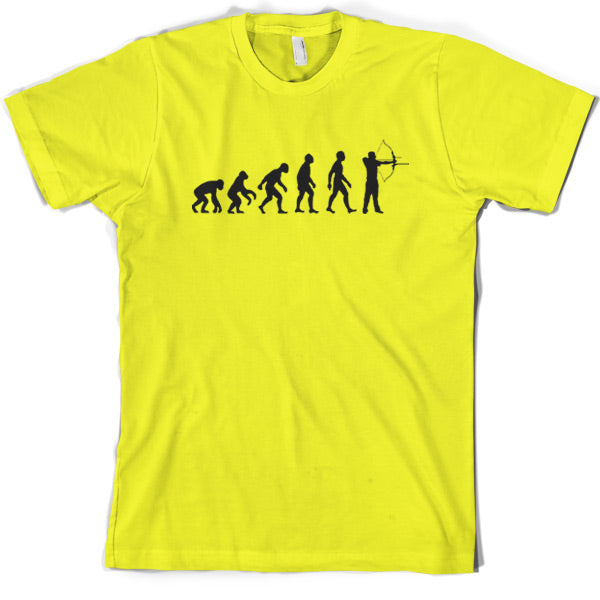 Evolution of Man Archery T shirt
