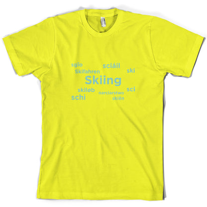 Skiing Languages T Shirt