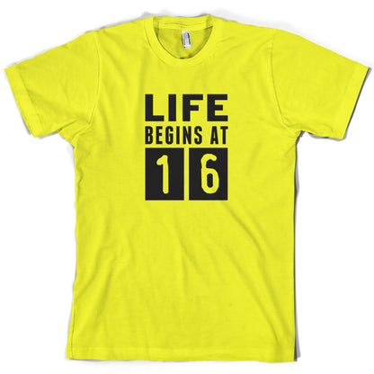 Life Begins At 16 T Shirt