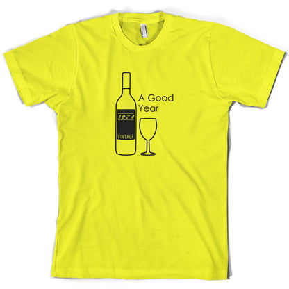 Vintage 1974 A Good Year T Shirt