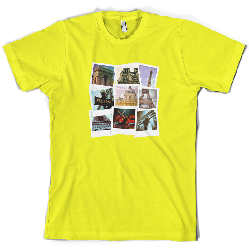 Paris Photo Collage T Shirt