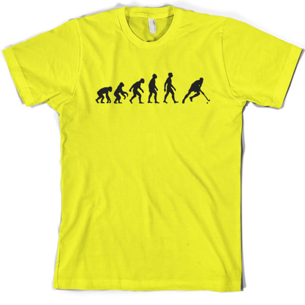 Evolution of Man Field Hockey T Shirt