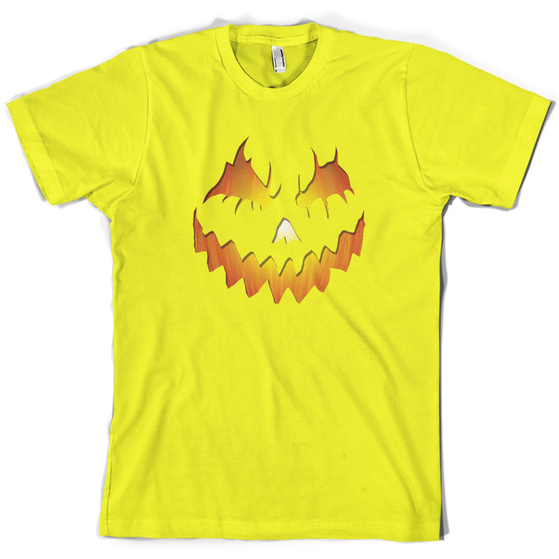 Halloween Pumpkin Face T Shirt