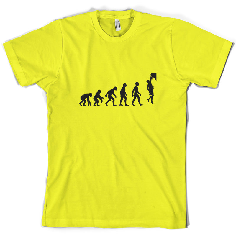 Evolution of Man Rock Climbing T Shirt