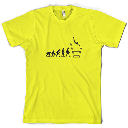 Evolution Of Man Uneven Bars T Shirt