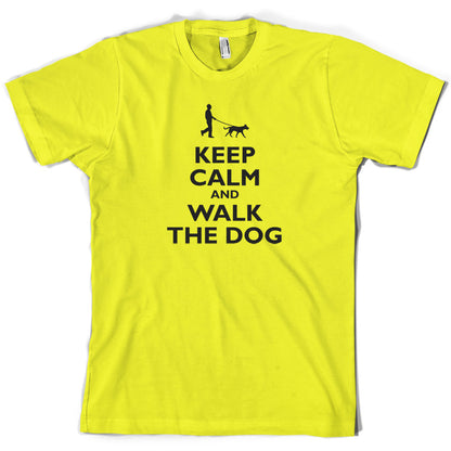 Keep Calm And Walk The Dog T Shirt